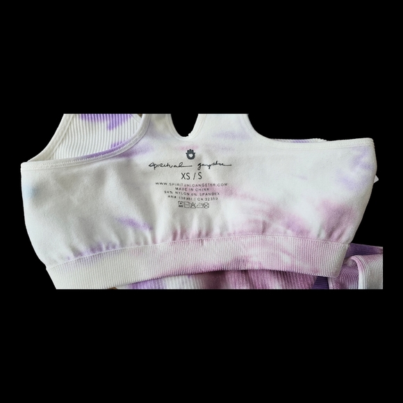 Spiritual Gangster Love Sculpt Pastel Tie Dye Tank & Legging Yoga Set NWT XS/S - Picture 5 of 13